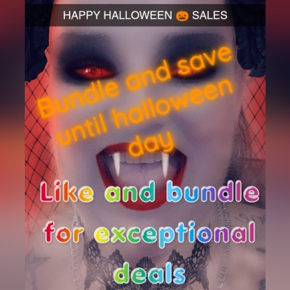 HAPPY HALLOWEEN. 🎃😈 Having Exceptional Deals Until Halloween Day🤡👻👽